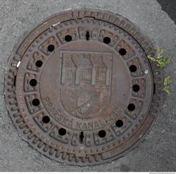 Photo Textures of Manhole Cover 